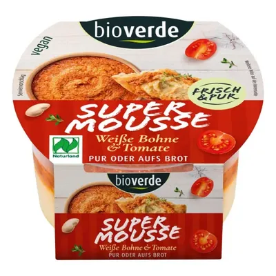BIO - Super Mousse, feijão branco e tomate, 150g