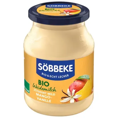 PURO BIO - Iogurte Manga Baunilha 3,8%, 500g