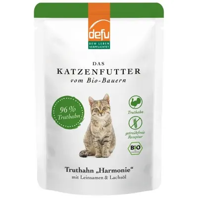 DEFU BIO - Gato, Refeição húmida - Peru Harmony, 85g