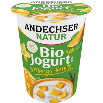 BIO - Iogurte suave Manga-Baunilha 3,8%, 400g Cp.