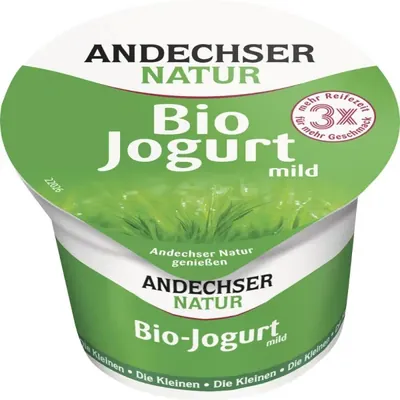 BIO - Iogurte suave Natural 3,8%, 100g