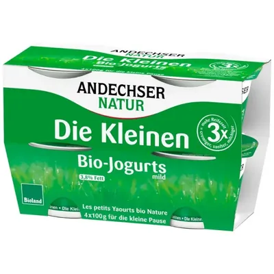 BIO - Iogurte suave Natural 3,8%, cluster 4x100g